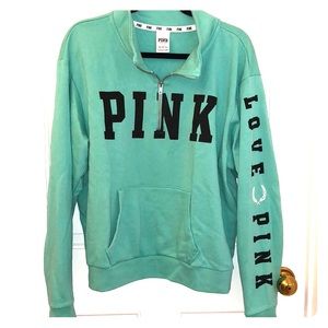 Teal PINK Halfzip